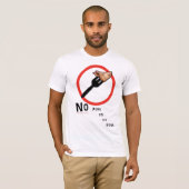 kein Schweinefleisch auf meiner Gabel T-Shirt (Vorne ganz)