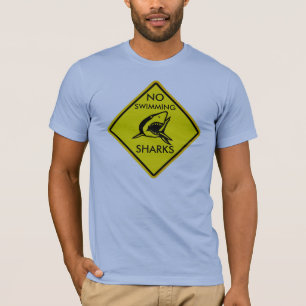 kein Schwimmen, Haie T-Shirt