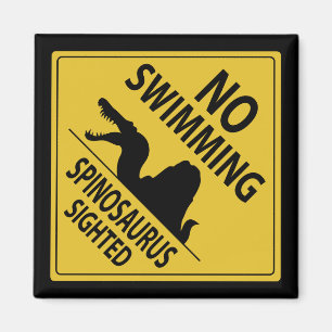 Kein Schwimmen - Spinosaurus Gesichtet Magnet