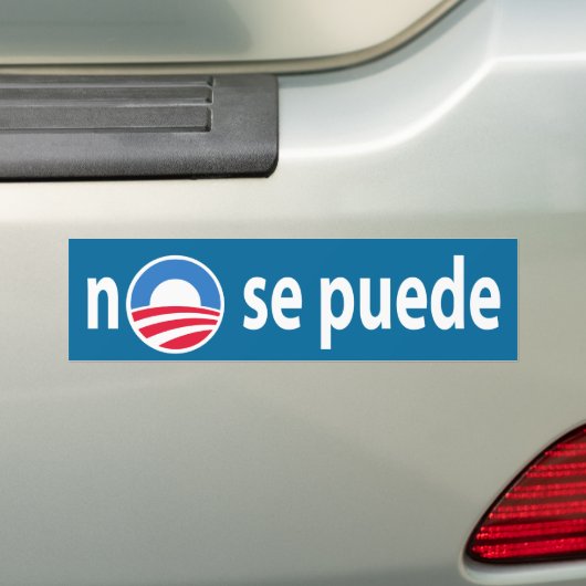kein Se puede - kein Obama kippen wir Autoaufkleber (Auf Auto)