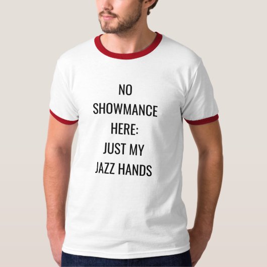 "Kein Showmance hier: Gerade übergibt mein Jazz" T T-Shirt (Vorderseite)