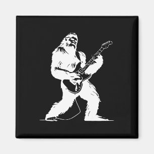 Kein sichtbarer Text erkannt Yeti Gitarrist Rockli Magnet