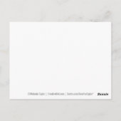 Kein Sign für den Kunden - Weck das Baby nicht Postkarte (Rückseite)