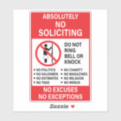 Kein Sign für eine Lizenz Aufkleber (Blatt)