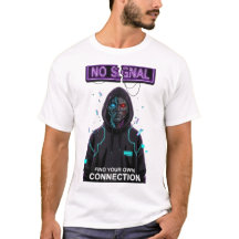 KEIN SIGNAL Cyberpunk Streetwear Motivations-TSHIR