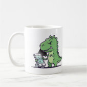 Kein Signal Saurus Kaffeetasse (Links)