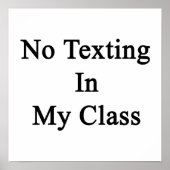 Kein Sims in meiner Klasse Poster (Vorne)