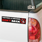 Kein simsen Sie Autoaufkleber (Auf Lkw)