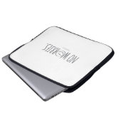 Kein Sorge-Laptop-Kasten Laptopschutzhülle (Vorne Knopf)