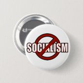 Kein Sozialismus Button (Vorne & Hinten)