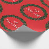 Kein spähender Feiertag Giftwrap Geschenkpapier (Ecke)