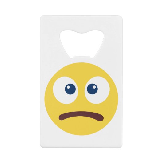 Kein Spaß Emoji Geldbeutel Flaschenöffner (Vorderseite)