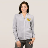 Kein Spaß Emoji Hoodie (Vorne ganz)