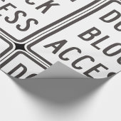 kein Sperren des Anmeldungspapiers für den Zugriff Geschenkpapier