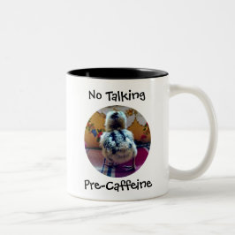 Kein sprechenc$vor-koffein Baby-Küken Zweifarbige Tasse