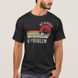 Kein Start kein Problem Helikopter Pilot Retro Vin T-Shirt