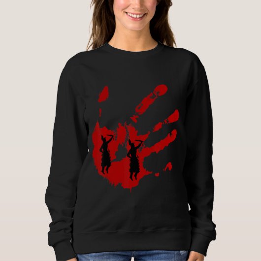 Kein Stolen Sisters Mmiw Retro Native American Sweatshirt (Vorderseite)