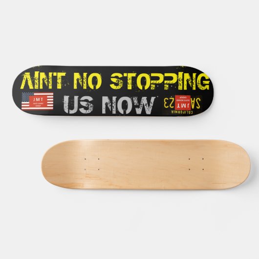 KEIN STOPPEN FÜR UNS NUN 7 3/4" Skateboard Deck (Horizontal)
