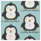 Kein Stoßen des Pinguin-Musters Stoff (Muster)