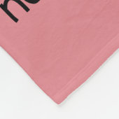 Kein Stoßen des Pinguins Fleecedecke (Ecke)