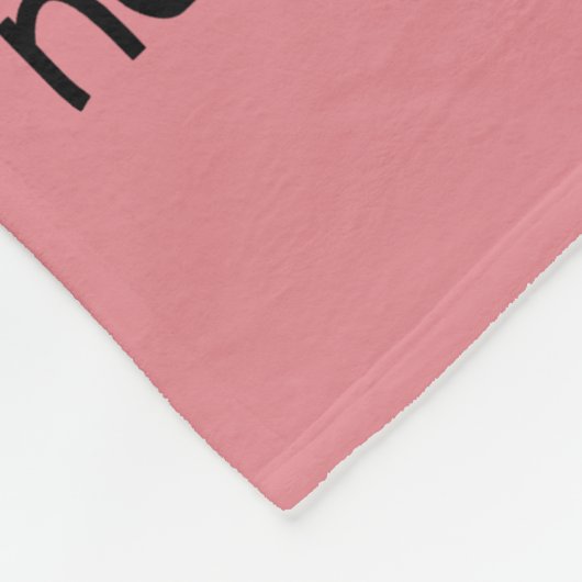 Kein Stoßen des Pinguins Fleecedecke (Ecke)