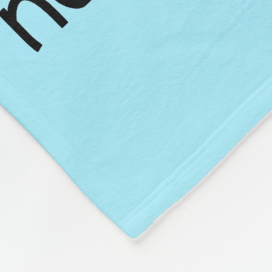 Kein Stoßen des Pinguins Fleecedecke (Ecke)