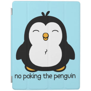 Kein Stoßen des Pinguins iPad Hülle