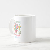 Kein Stress, bleib Capy - Yoga Capybara Kaffeetasse (Vorderseite Links)