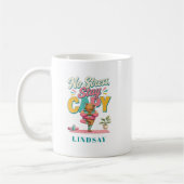Kein Stress, bleib Capy - Yoga Capybara Kaffeetasse (Links)