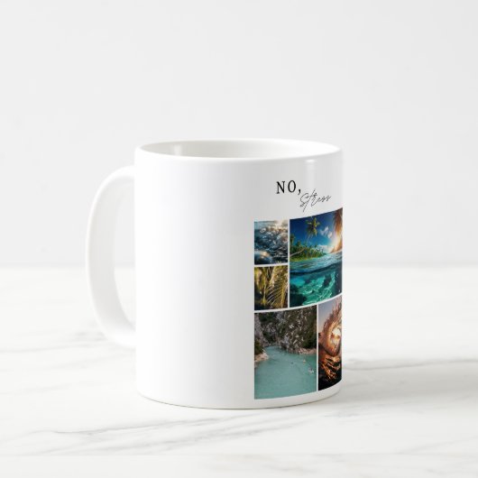 Kein Stress. Kaffeetasse (Vorderseite Links)