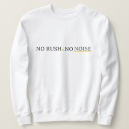 Kein Stress, Kein Lärm – Minimalistisches, ruhiges Sweatshirt