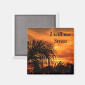 Kein Stress_ Magnet (Vorderseite/Rückseite)