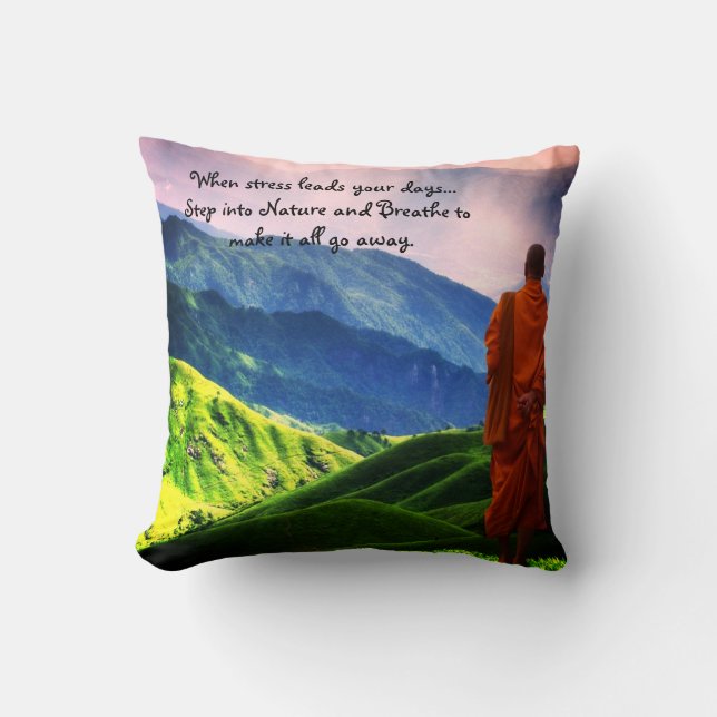 Kein Stress mehr Kissen (Vorderseite)