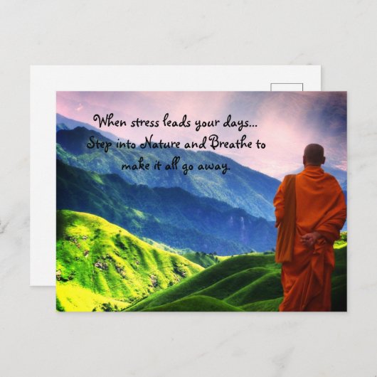 Kein Stress mehr Postkarte (Vorne/Hinten)