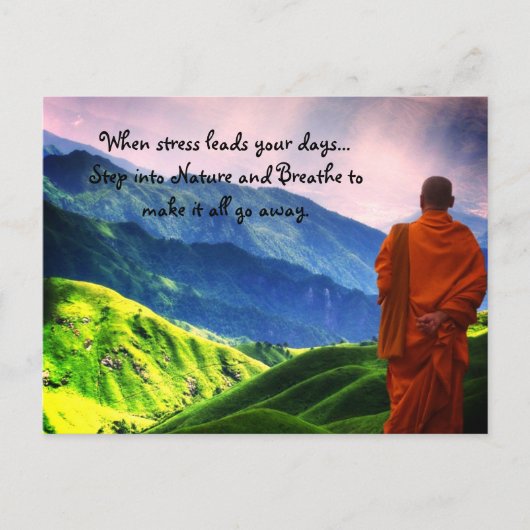 Kein Stress mehr Postkarte (Vorderseite)