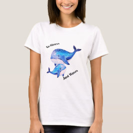 Kein Stress, nur Wellen Pride-Ozean-T-Shirt T-Shirt