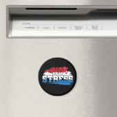Kein Stress - Red White Blue Positive Mindset Magnet (In Situ (Geschirrspüler))