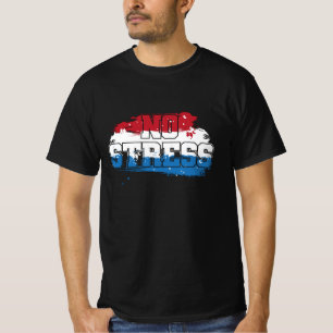 Kein Stress - Red White Blue Positive Mindset T-Shirt