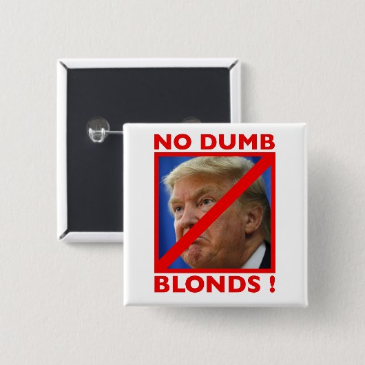 Kein stummer Blonds Knopf Button (Vorne & Hinten)