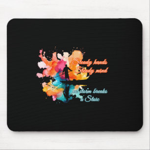 Kein Sturm bricht eine stoische - widerstandsfähig Mousepad
