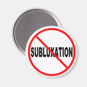Kein Subluxationsmagazin Magnet (Vorderseite/Rückseite)