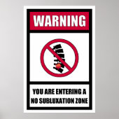 Kein Subluxationszone Poster (Vorne)