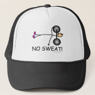 Kein Sweat Funny Strichmännchen Truckerkappe