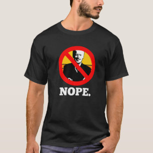 Kein Symbol Biden Nope Circle Sign Verboten T-Shirt