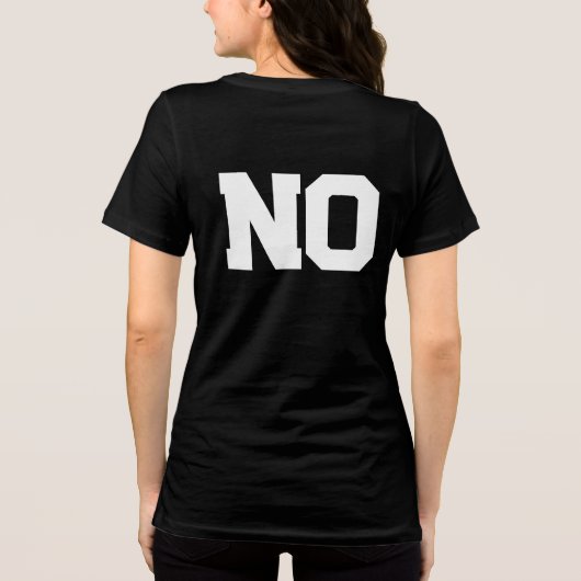 KEIN T - Shirt (Rückseite)