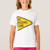 Kein T - Shirt für Girls-Passing-Zone (Vorderseite)
