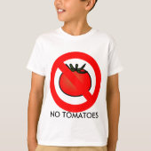 Kein T - Shirt Tomaten, Kinder (Vorderseite)