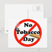 Kein Tabak Postkarte (Vorne/Hinten)