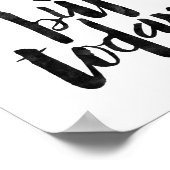 Kein Tag, heute Poster (Ecke)