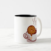 KEIN TALKIE VOR KAFFEE ZWEIFARBIGE TASSE (VorderseiteRechts)